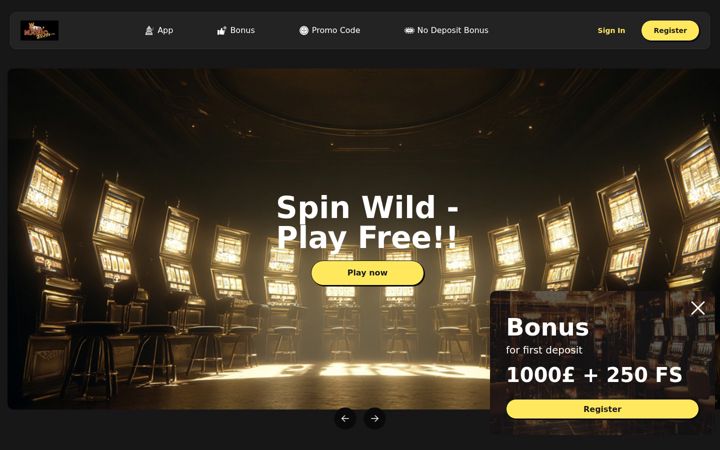 Screenshot of magicreelscasino.net