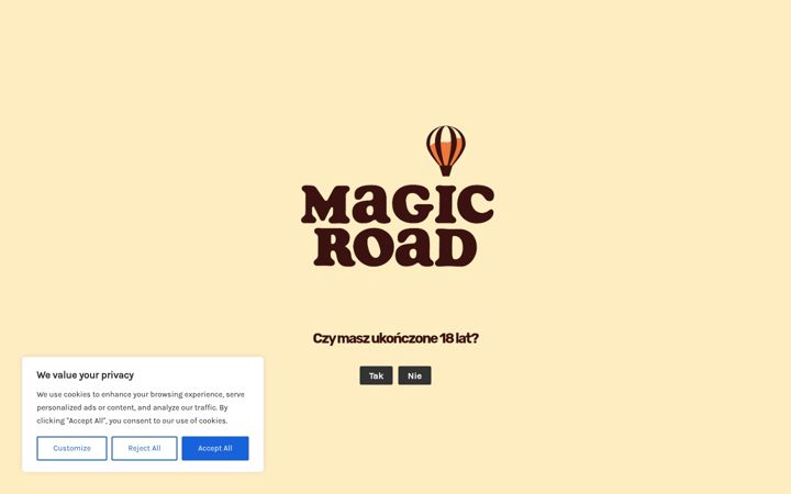 Screenshot of magicroad.pl
