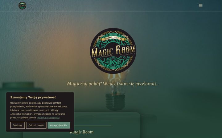 Screenshot of magicroom.pl