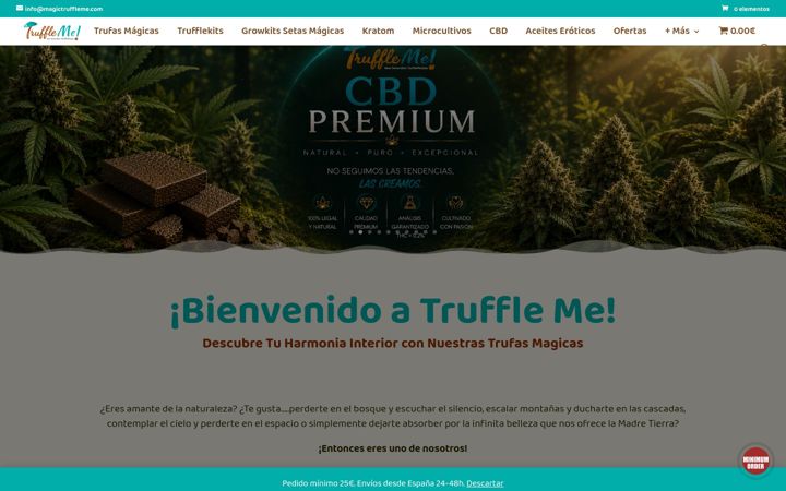 Screenshot of magictruffleme.com
