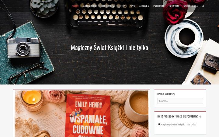 Screenshot of magicznyswiatksiazki.pl