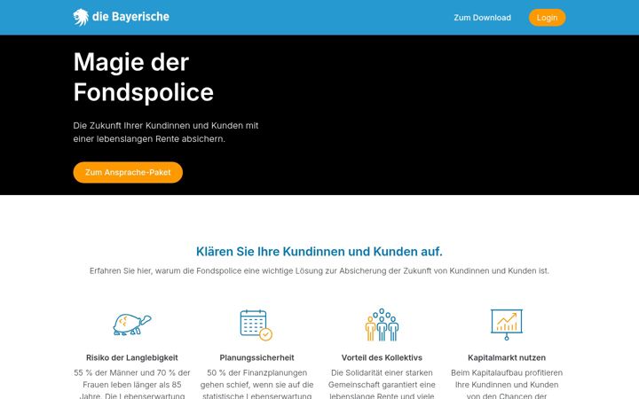Screenshot of magie-der-fondspolice.de