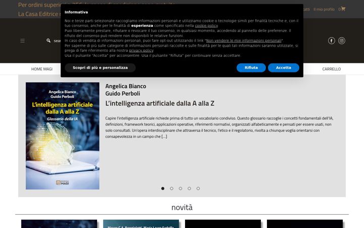 Screenshot of magiedizioni.com