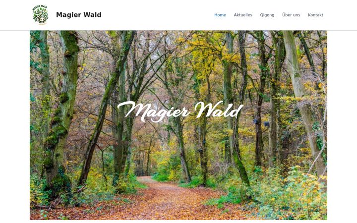 Screenshot of magierwald.de