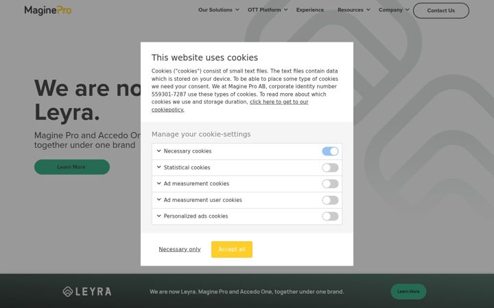 Screenshot of maginepro.com