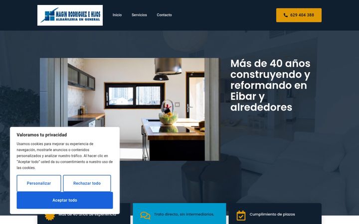 Screenshot of maginrodriguezehijos.eu