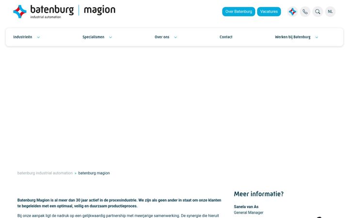 Screenshot of magion.be