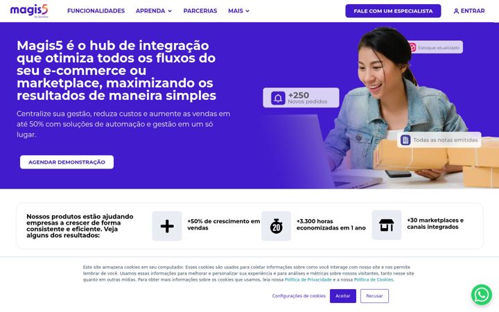 Screenshot of magis5.com.br