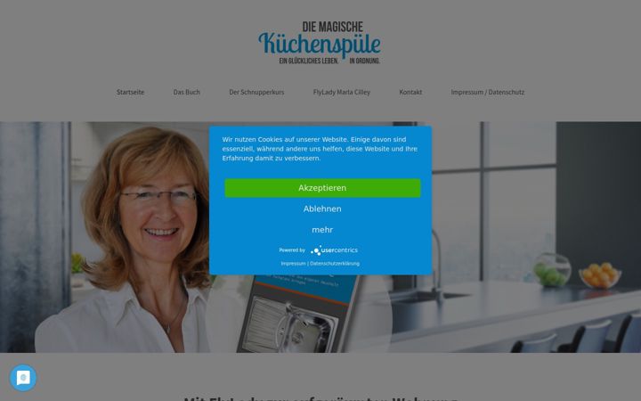 Screenshot of magischekuechenspuele.de