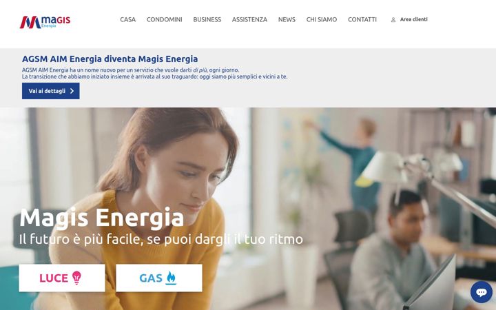 Screenshot of magisenergia.it