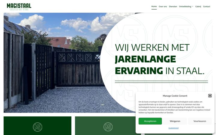 Screenshot of magistaal.nl