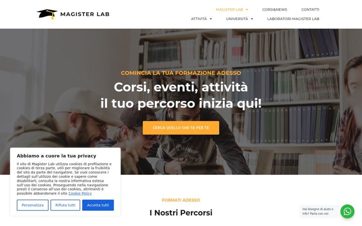 Screenshot of magisterlab.it