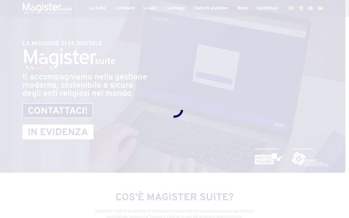 Screenshot of magistersuite.com