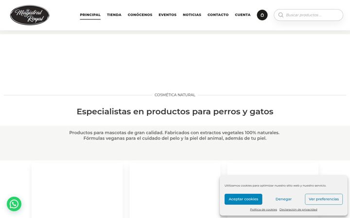 Screenshot of magistralroyal.com
