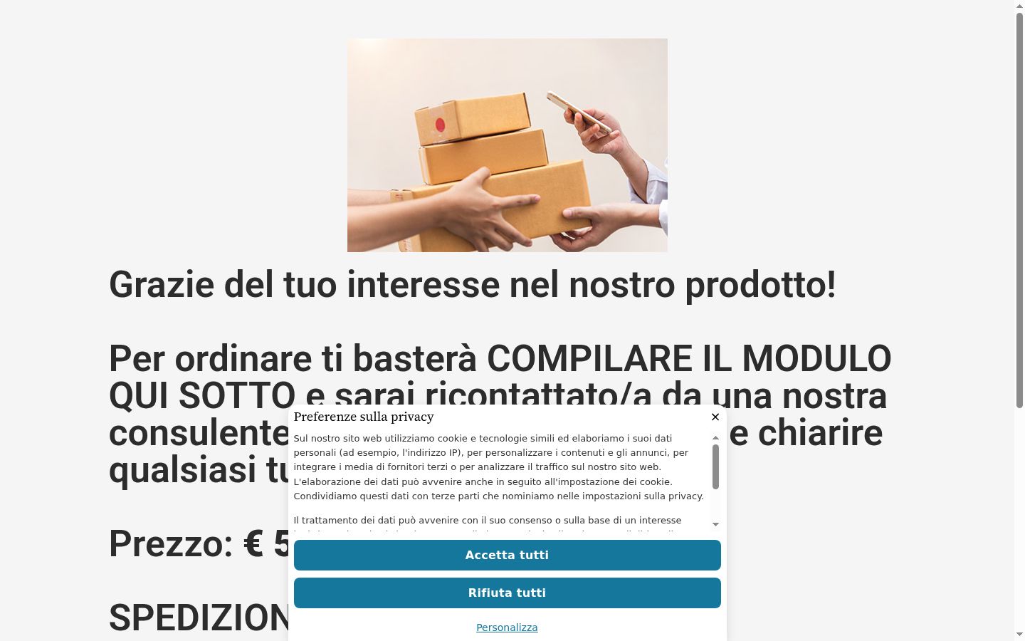Captură de ecran a bannerului de consimțământ afișat înainte de orice interacțiune