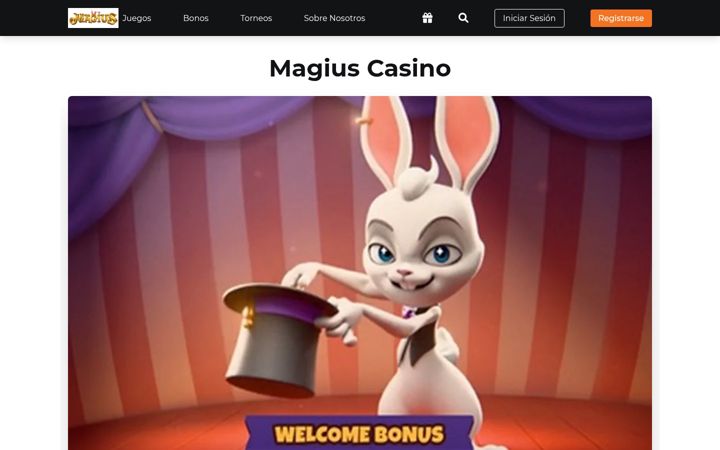 Screenshot of magius-casino-spain.es