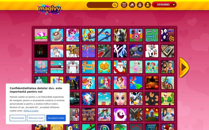 Screenshot of magivy.com