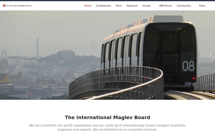 Screenshot of maglevboard.net