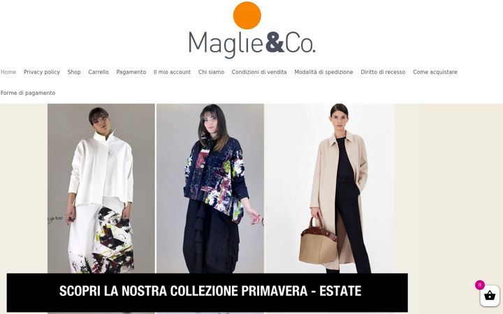 Screenshot of maglieandco.it