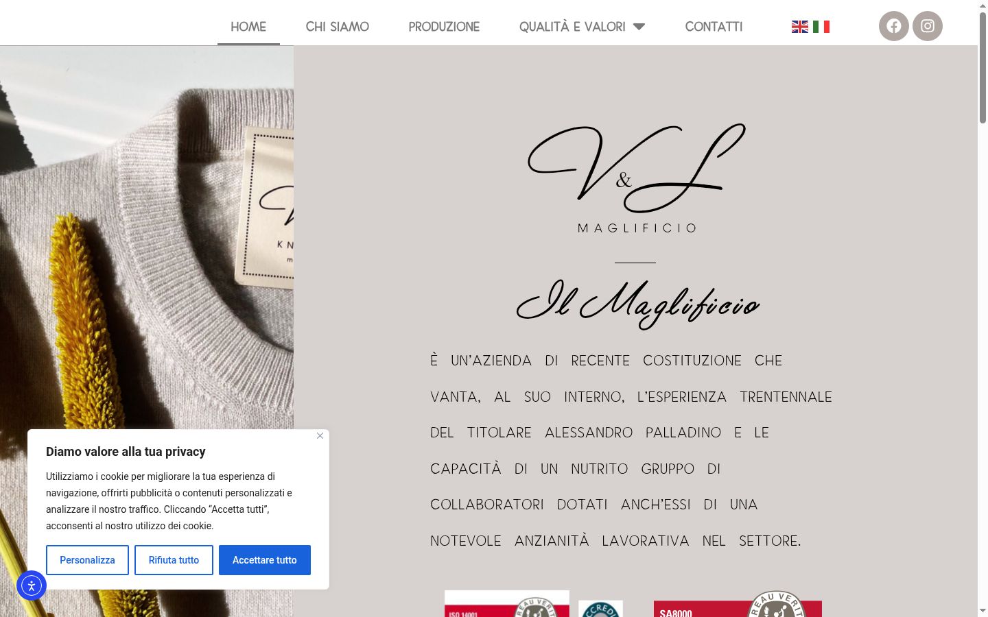 Screenshot tal-banner tal-kunsens muri qabel kwalunkwe interazzjoni