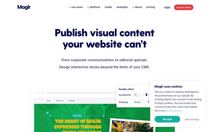 Screenshot of maglr.com