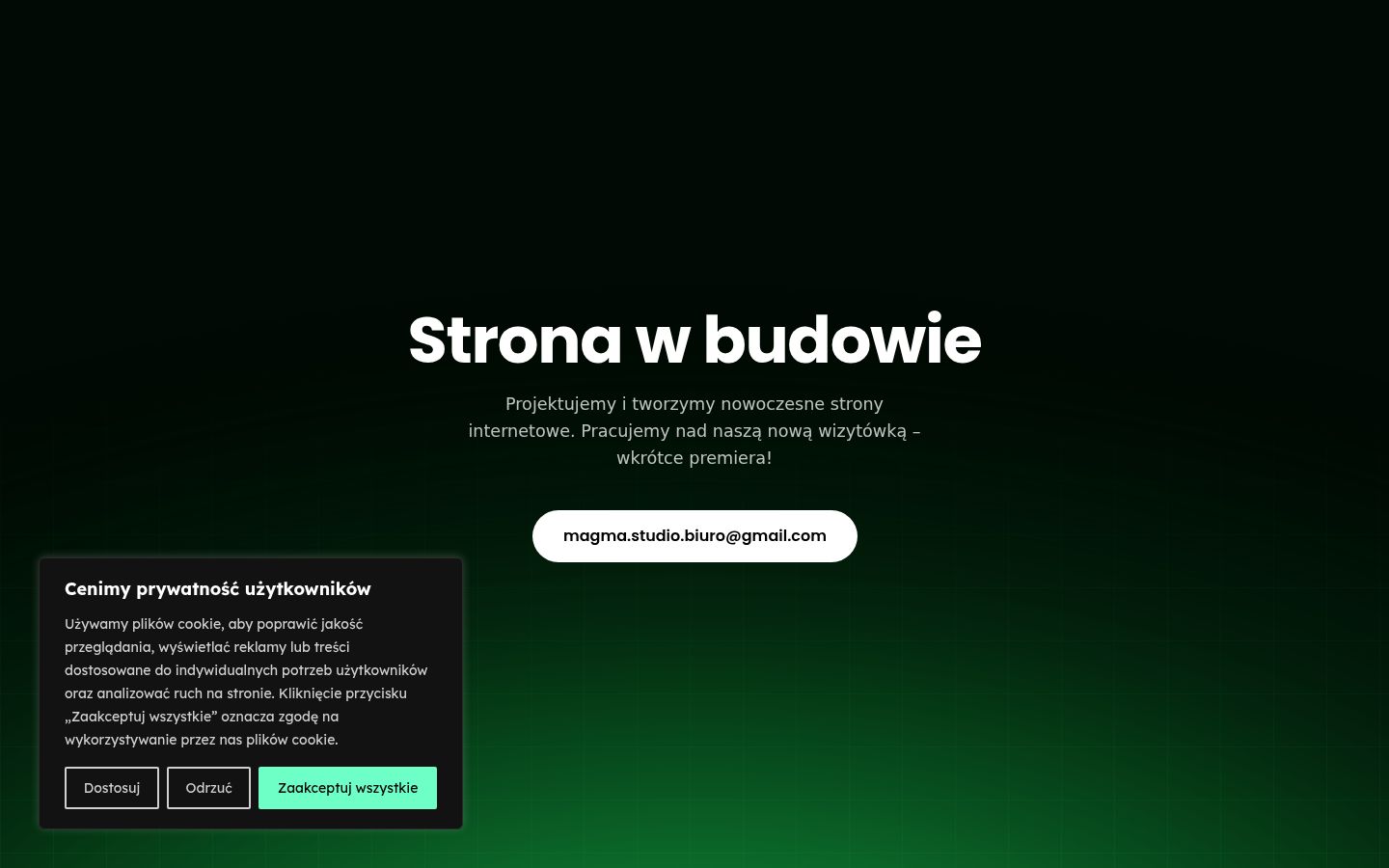 Snímek obrazovky baneru souhlasu zobrazeného před jakoukoli interakcí