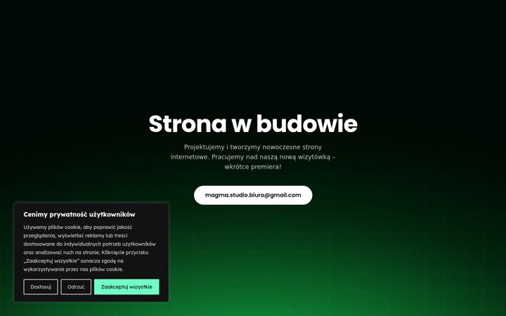 Screenshot of magma-studio.pl
