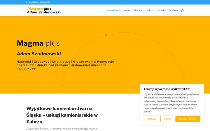 Screenshot of magma-zabrze.pl