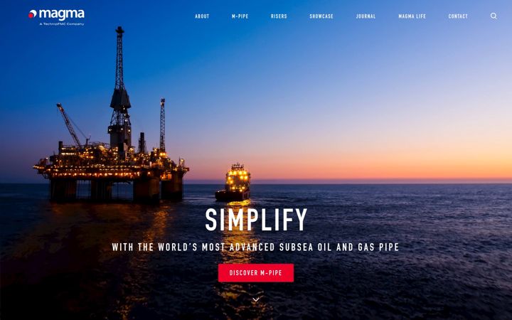 Screenshot of magmaglobal.com