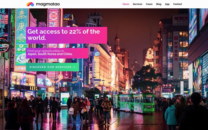 Screenshot of magmatao.com