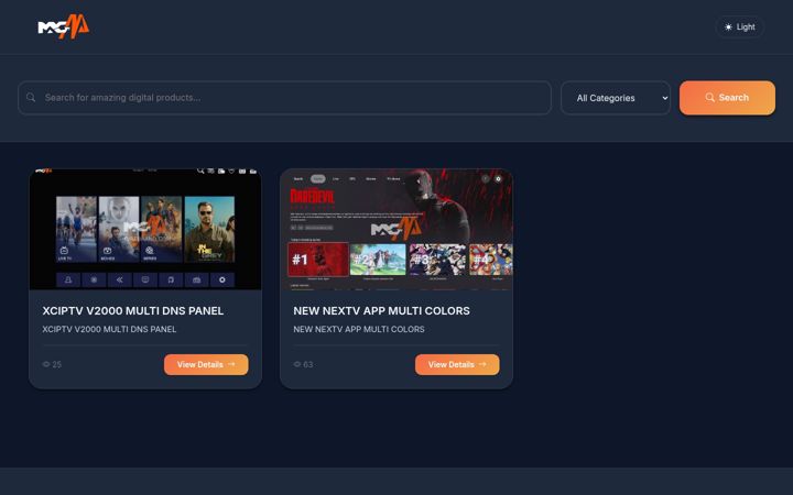 Screenshot of magmatvs.com