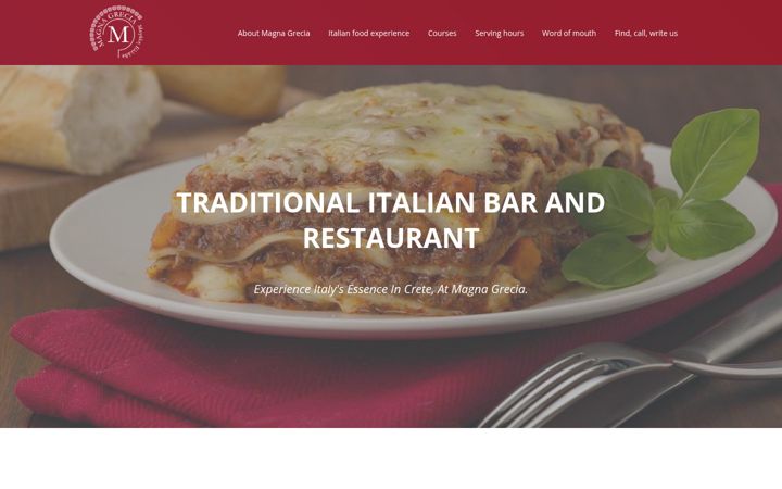 Screenshot of magnagreciachania.com