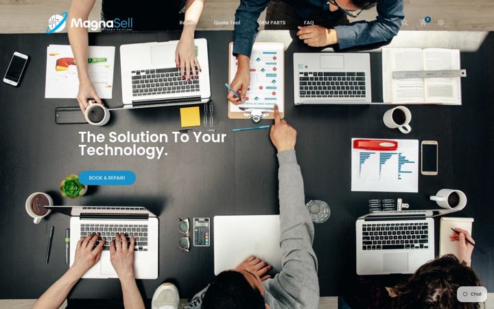 Screenshot of magnasell.com