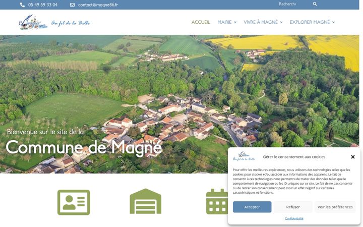 Screenshot of magne86.fr