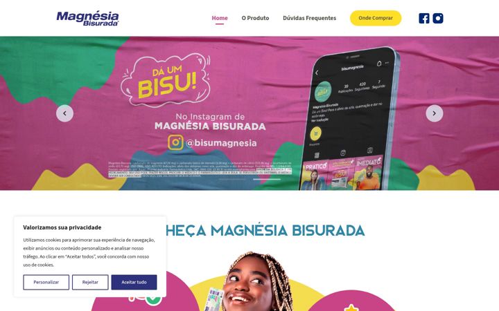 Screenshot of magnesiabisurada.com.br