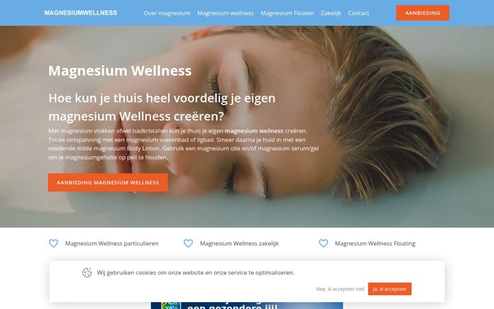 Screenshot of magnesiumwellness.nl