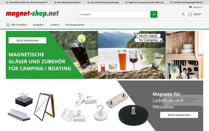 Screenshot of magnet-shop.net