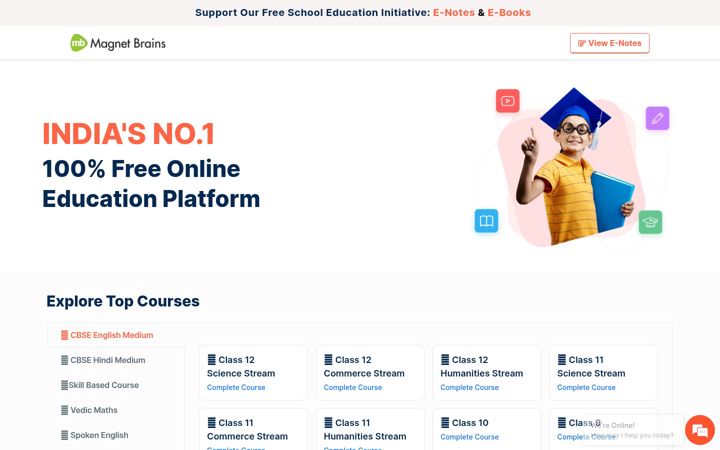 Screenshot of magnetbrains.com