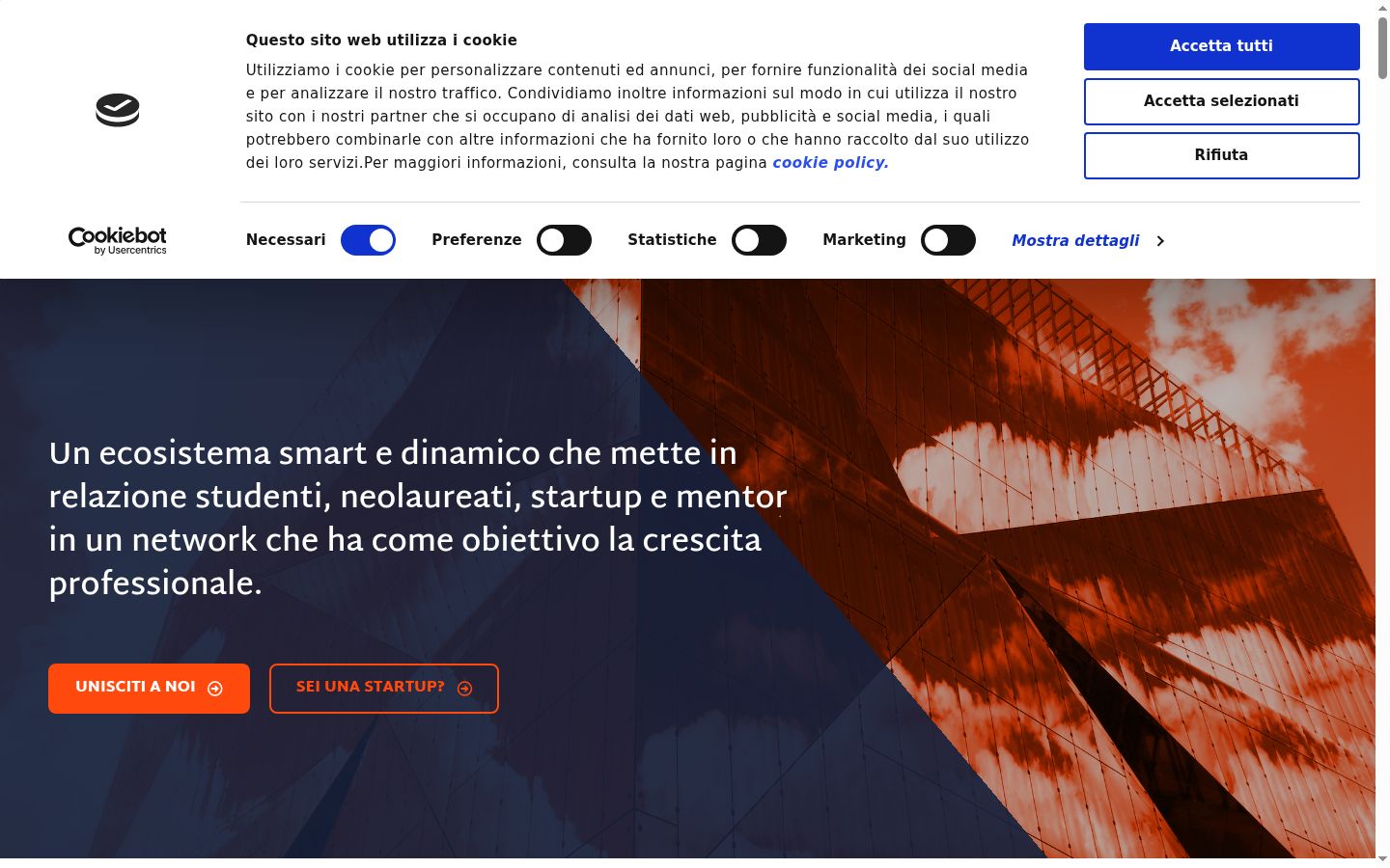 Sutikimo reklamjuostės, rodytos prieš bet kokią sąveiką, ekrano kopija