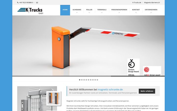 Screenshot of magnetic-schranke.de