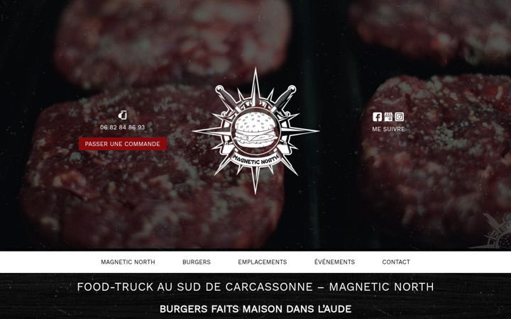 Screenshot of magneticnorth.fr