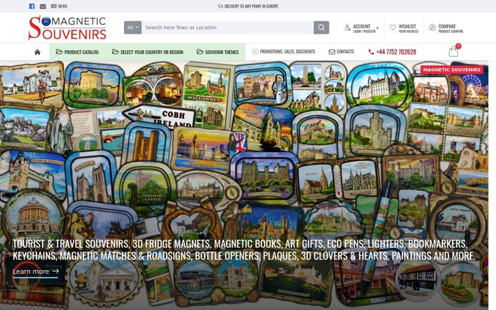 Screenshot of magneticsouvenirs.eu