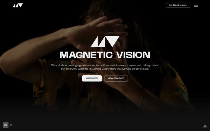 Screenshot of magneticvisionmedia.com