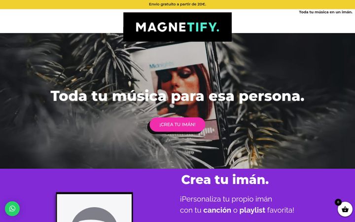 Screenshot of magnetify.es