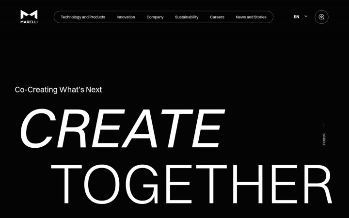 Screenshot of magnetimarelli.com
