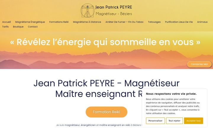 Screenshot of magnetiseur-france.com