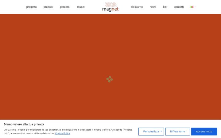 Screenshot of magnetproject.eu