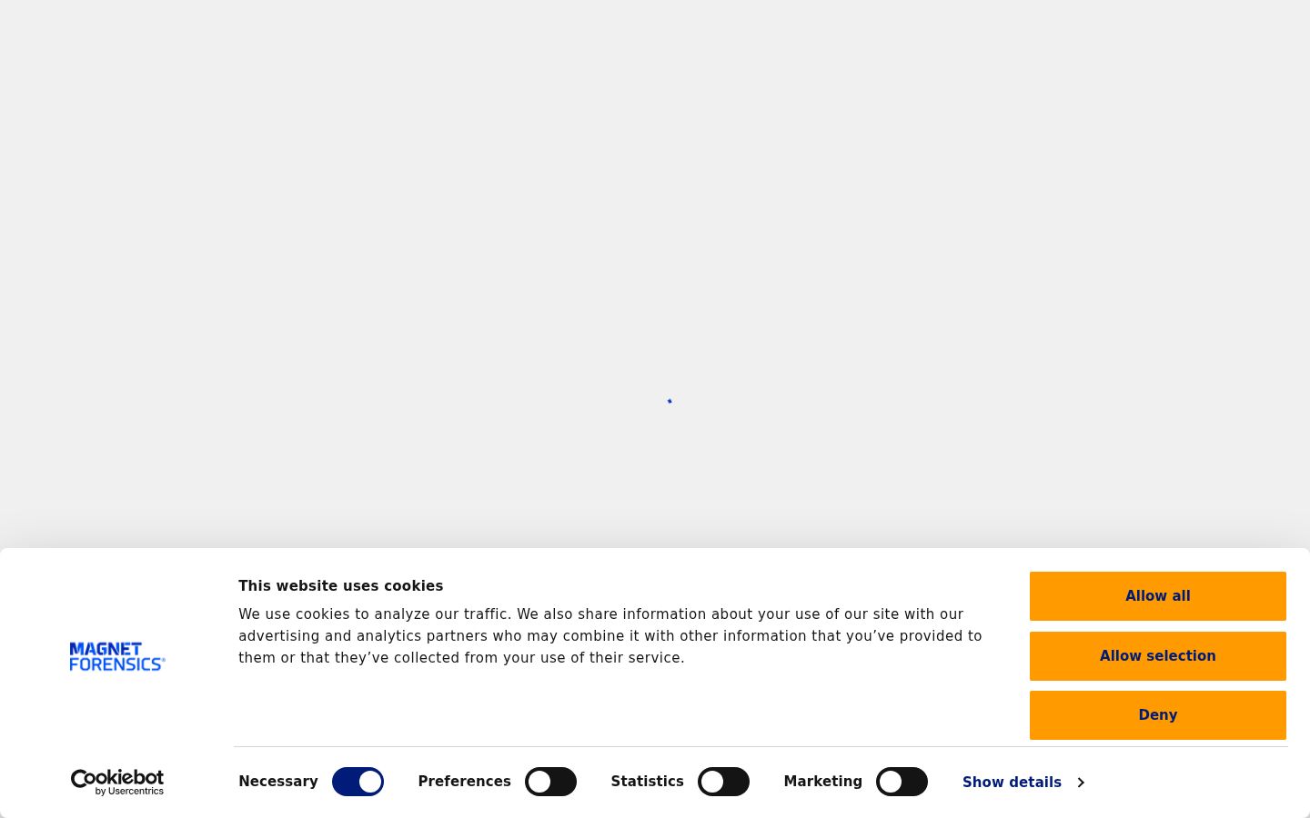 Screenshot des Einwilligungsbanners vor jeglicher Interaktion