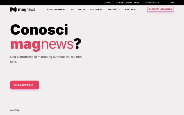 Screenshot of magnews.com