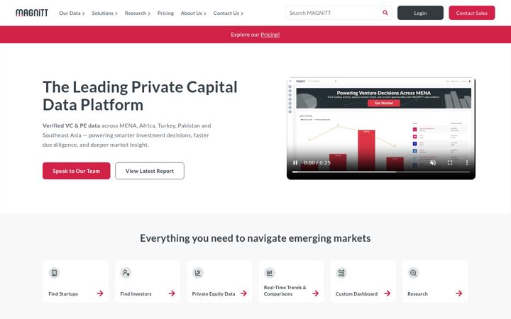 Screenshot of magnitt.com